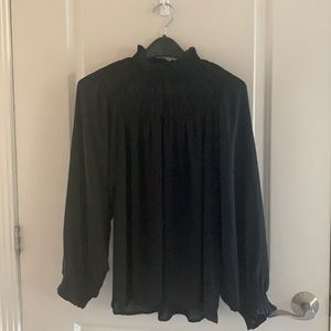 Black Chelsea Blouse